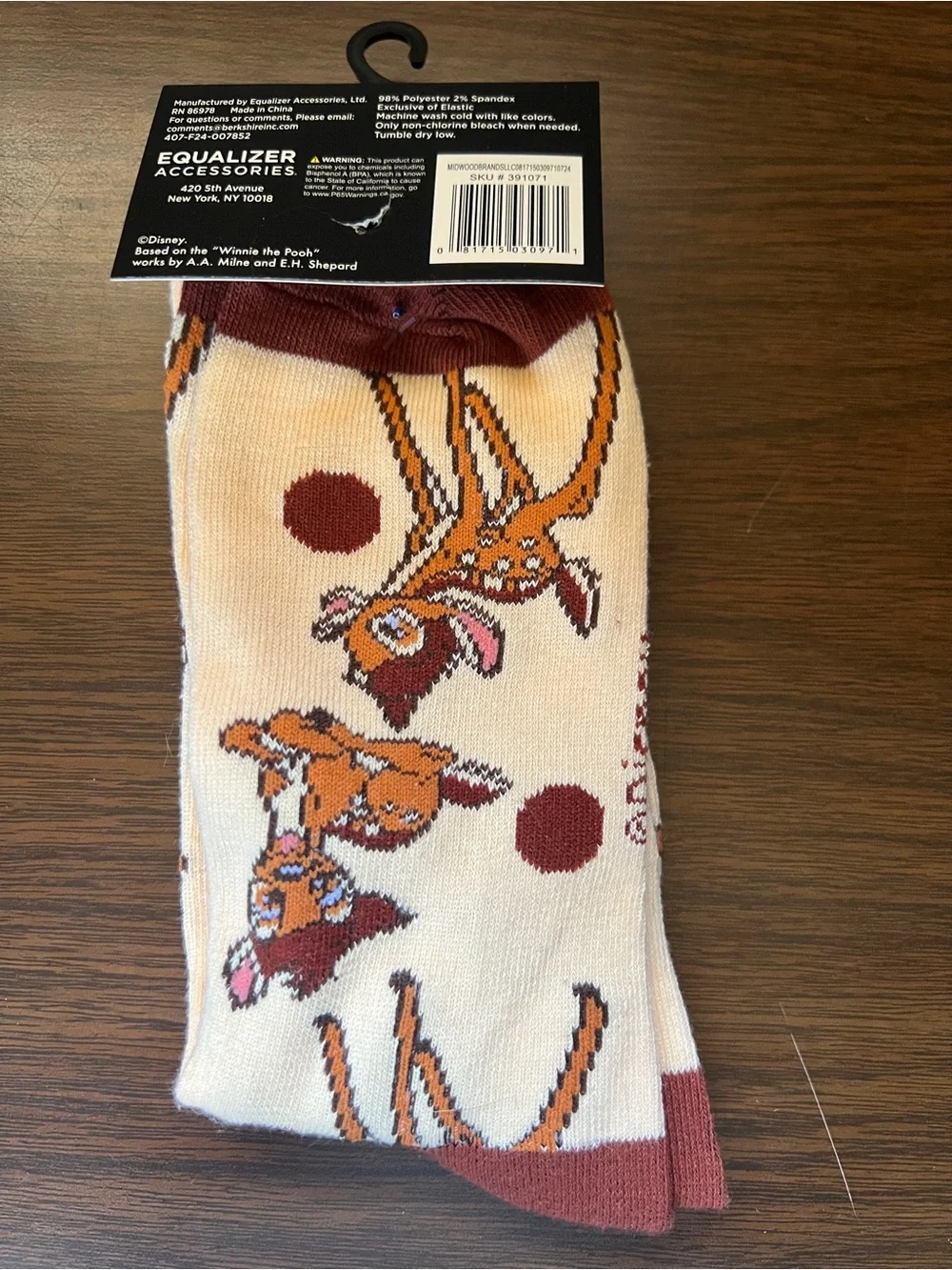 NWT- Disney Bambi Socks by Equalizer Accessories- Size 9-13